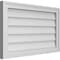 Ekena Millwork Vertical Surface Mount PVC Gable Vnt: Non-Functional, w/2"W x 1-1/2"H, Brickmould Frame, 30"W x 18"H GVPVE30X1802SN - alternate 5